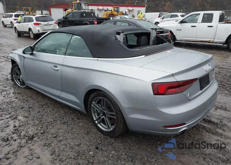 2018 Audi A5 2.0T Premium из США, поврежденный, VIN WAUYNGF59JN017431